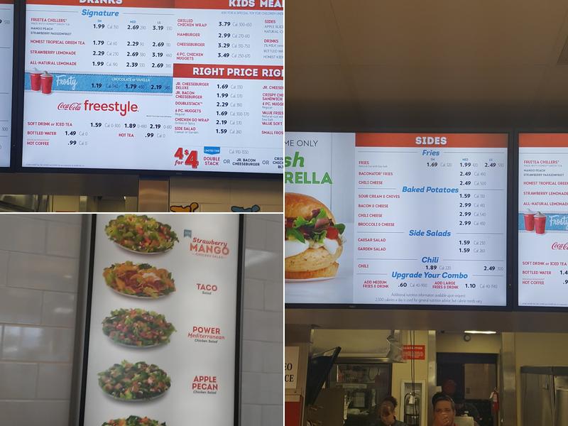 Wendy's Menu