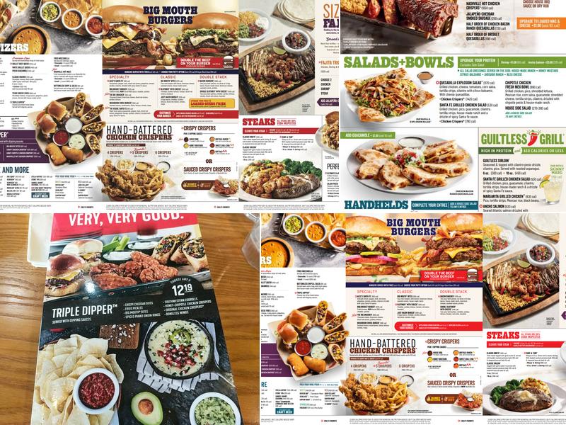 Chili's Grill & Bar Menu