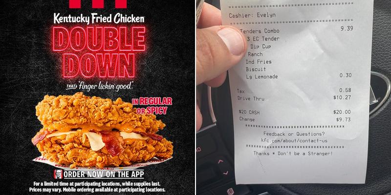 KFC Menu