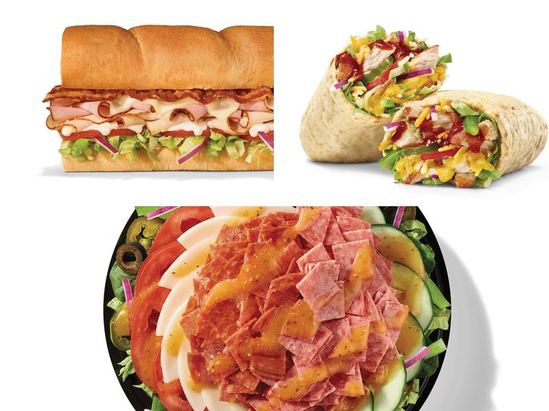 Subway Menu