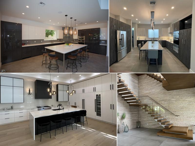 Real Hardwood Floors and Custom Cabinets