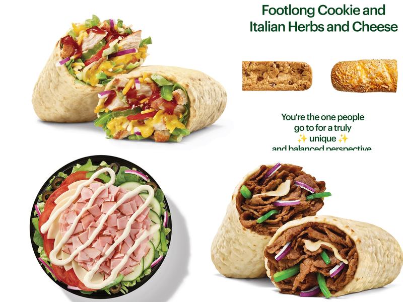Subway Menu