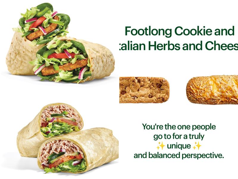 Subway Menu