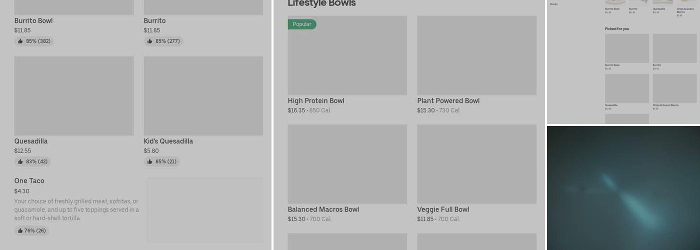 Chipotle Mexican Grill Menu