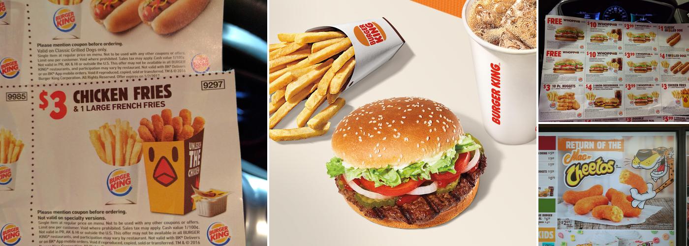 Burger King Menu