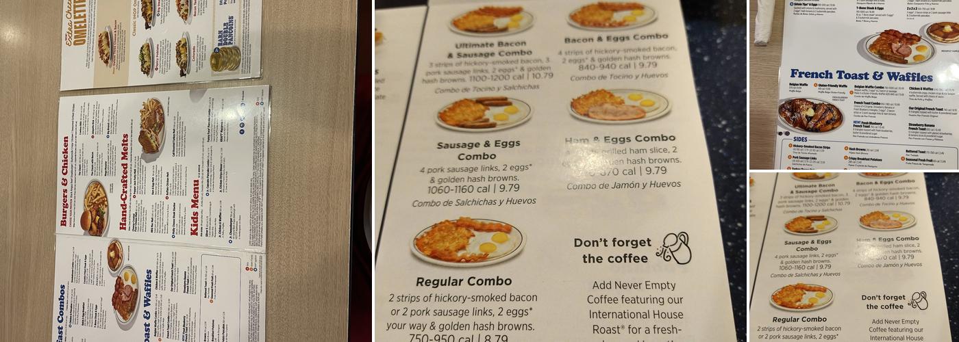 IHOP Menu