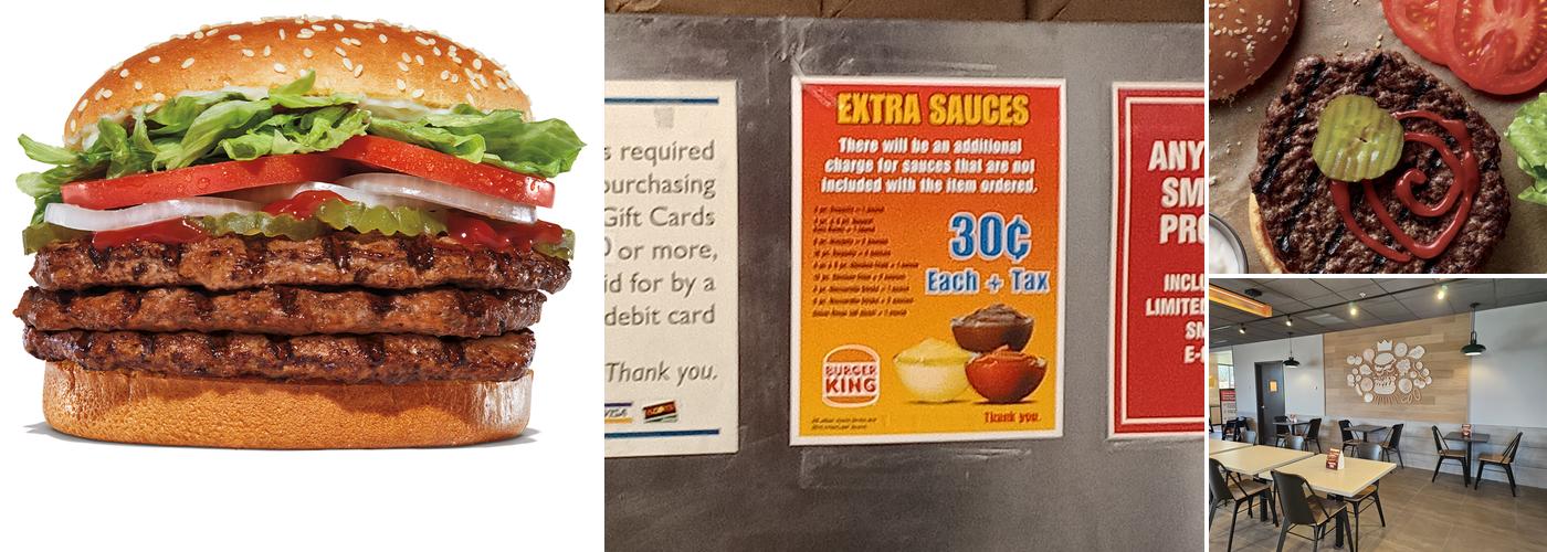 Burger King Menu