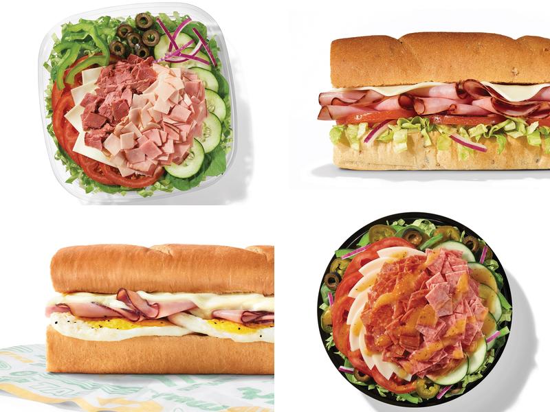 Subway Menu
