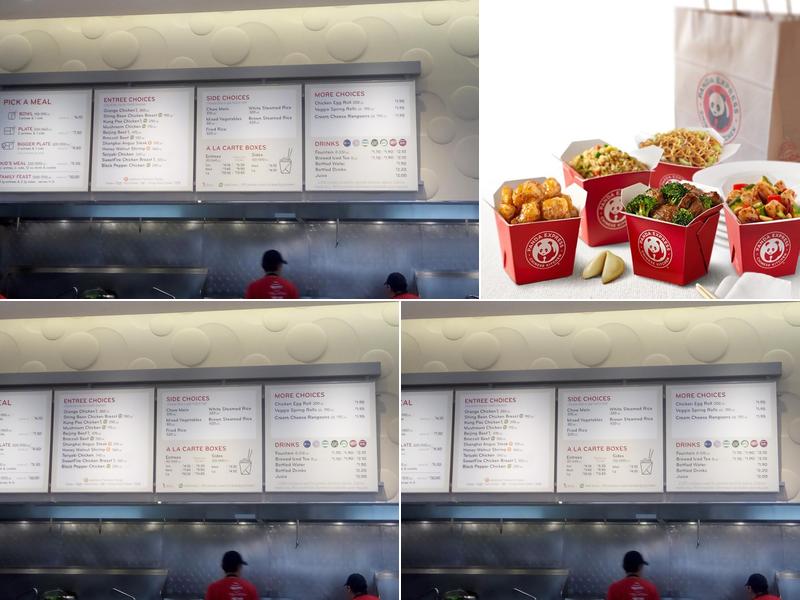 Panda Express Menu