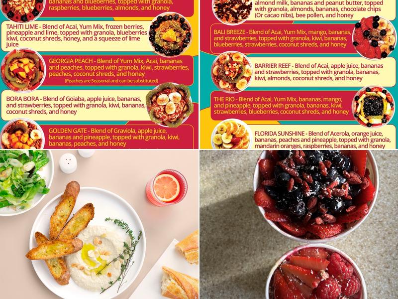 Yumberry Bowl Brookings Menu