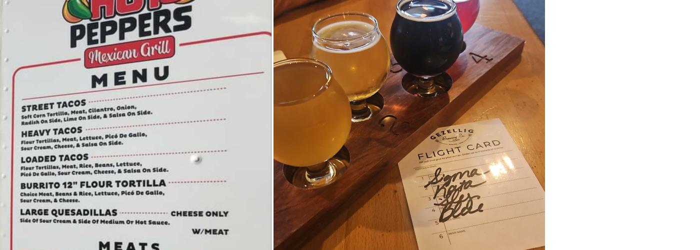 Gezellig Brewing Co Menu