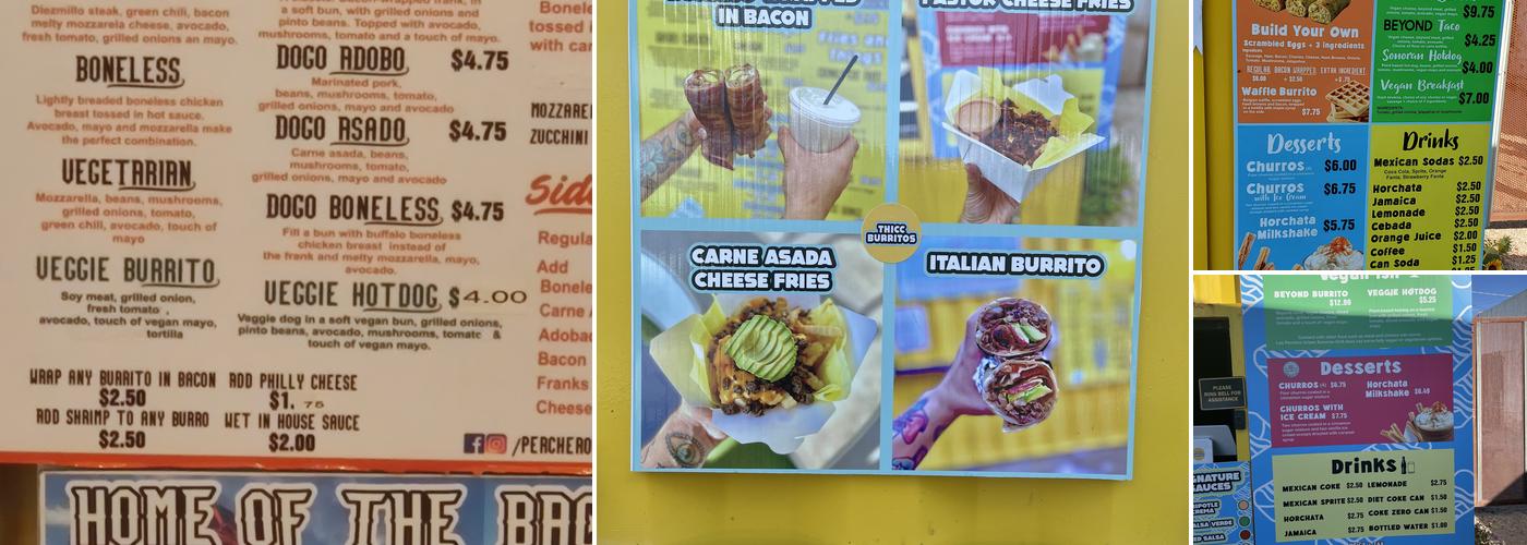 Percheron Mexican Grill Menu