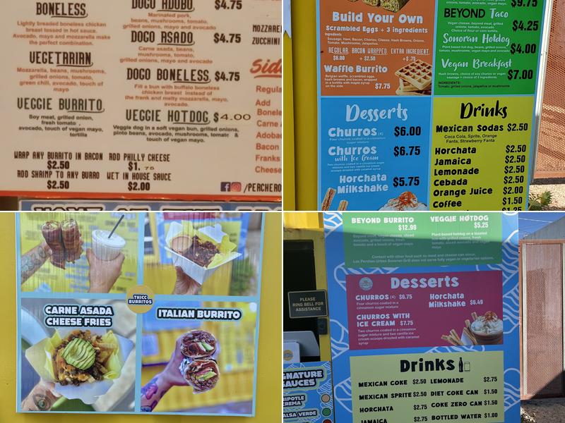 Percheron Mexican Grill Menu