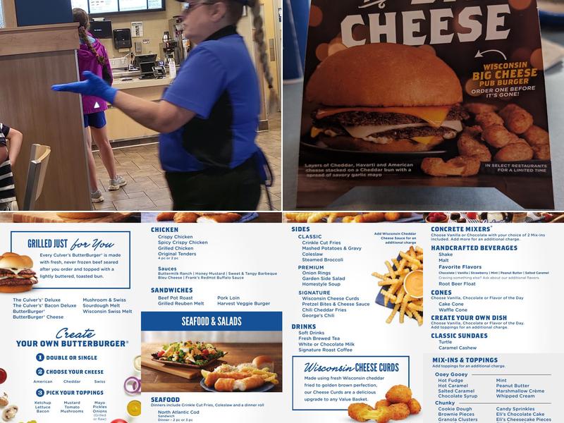 Culver’s Menu