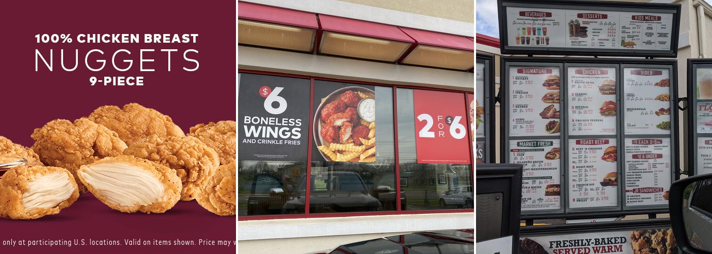 Arby's Menu