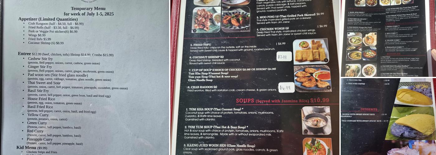 Ying’s Kitchen Menu