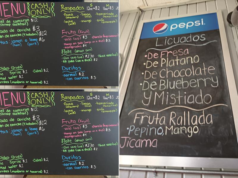 El Rinconcito Menu