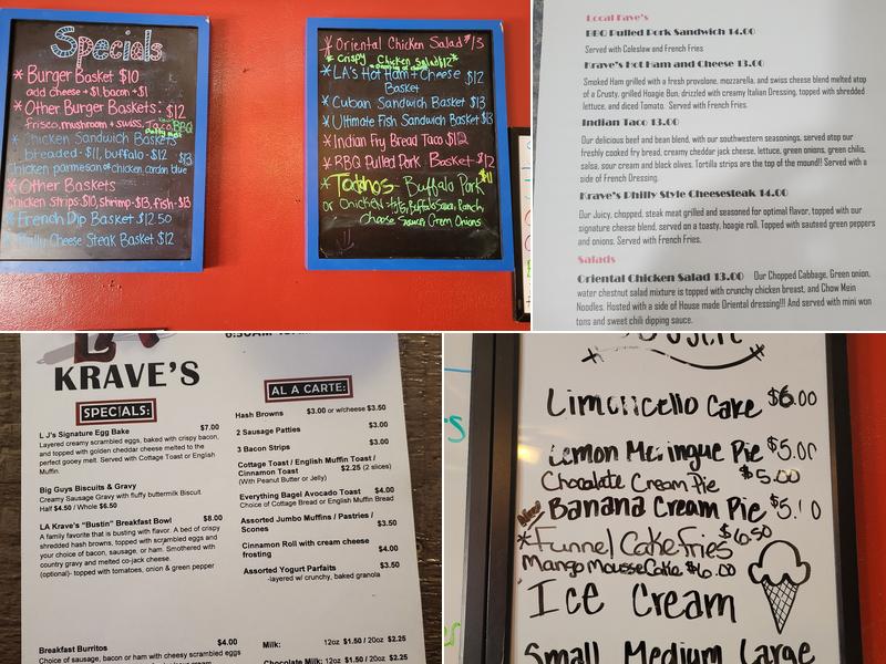 LA KRAVE'S Menu