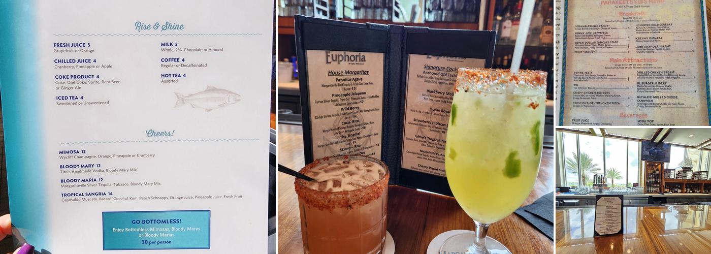 Euphoria Menu