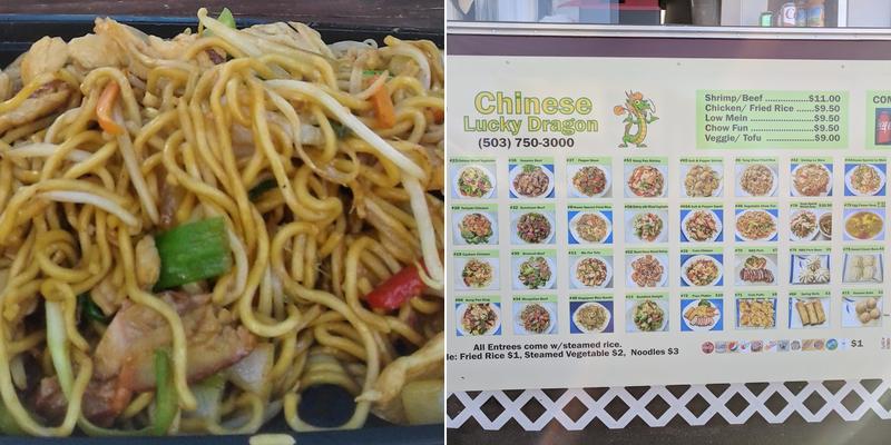 Chinese Lucky Dragon Menu