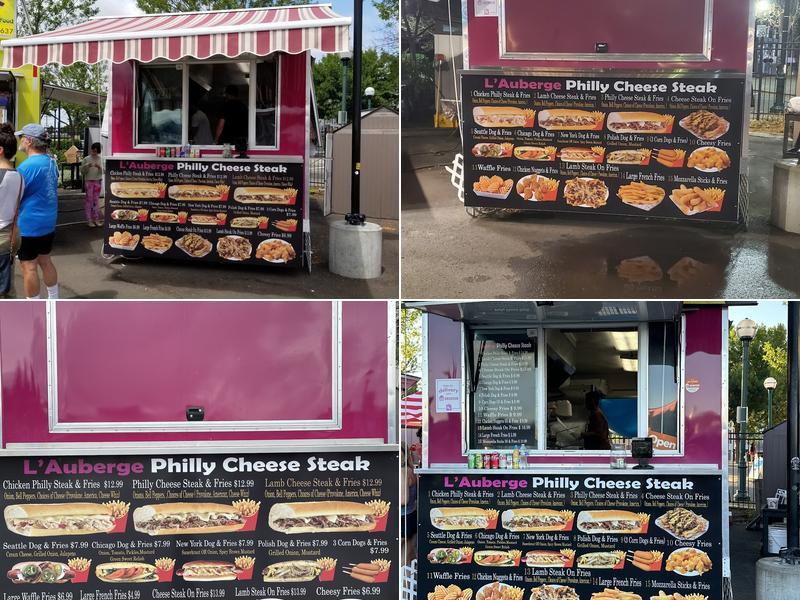 L’Auberge Philly Cheese Steak Menu