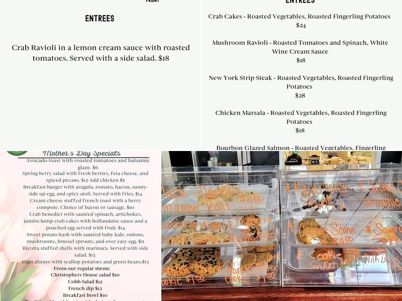 Christopher's Farm Goods & Provisions Menu