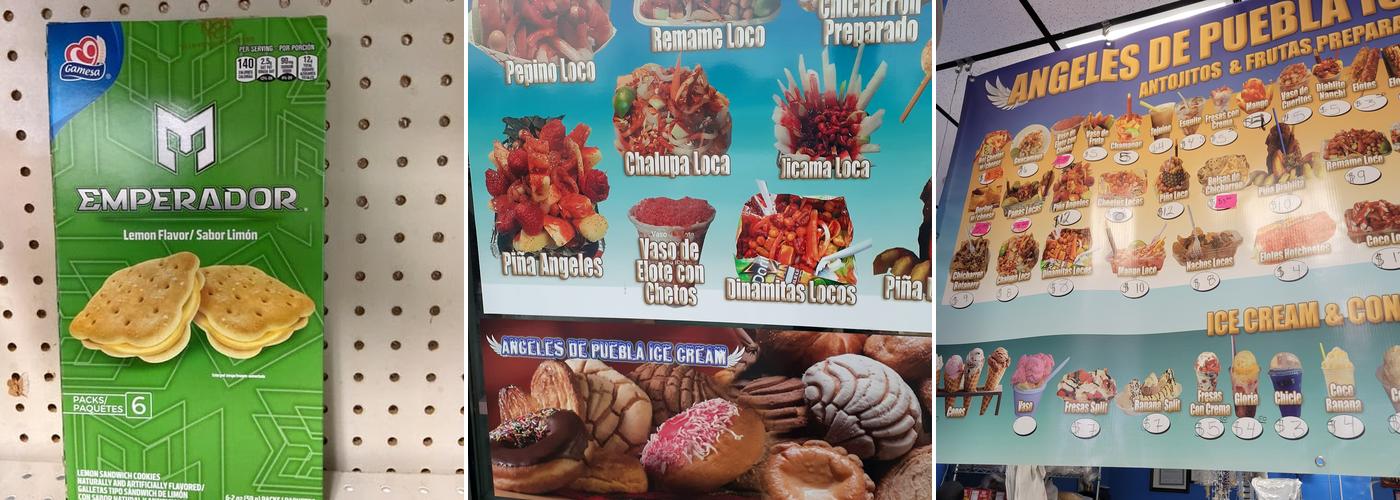 Ángeles De Puebla Ice Cream Menu