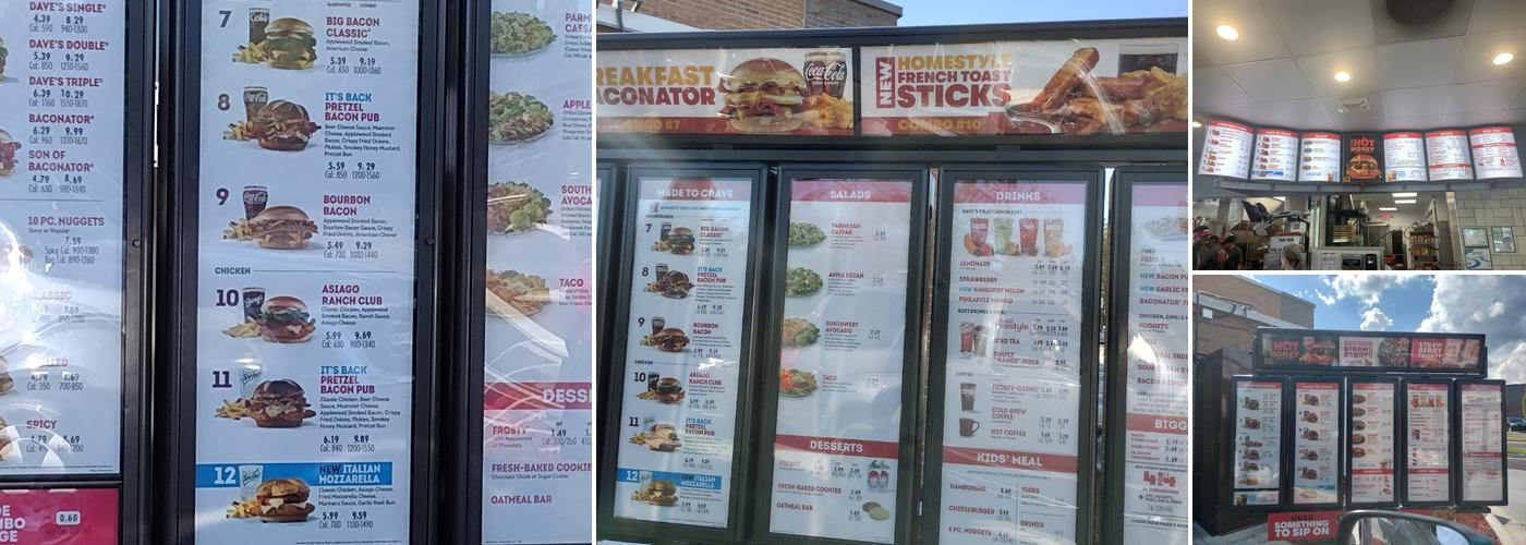 Wendy's Menu