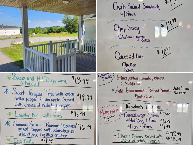 Grandbelly's Country Cafe Menu