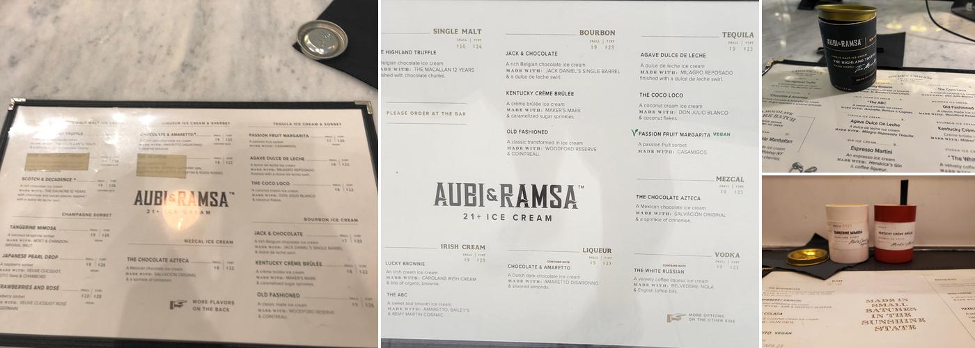 Aubi & Ramsa Menu