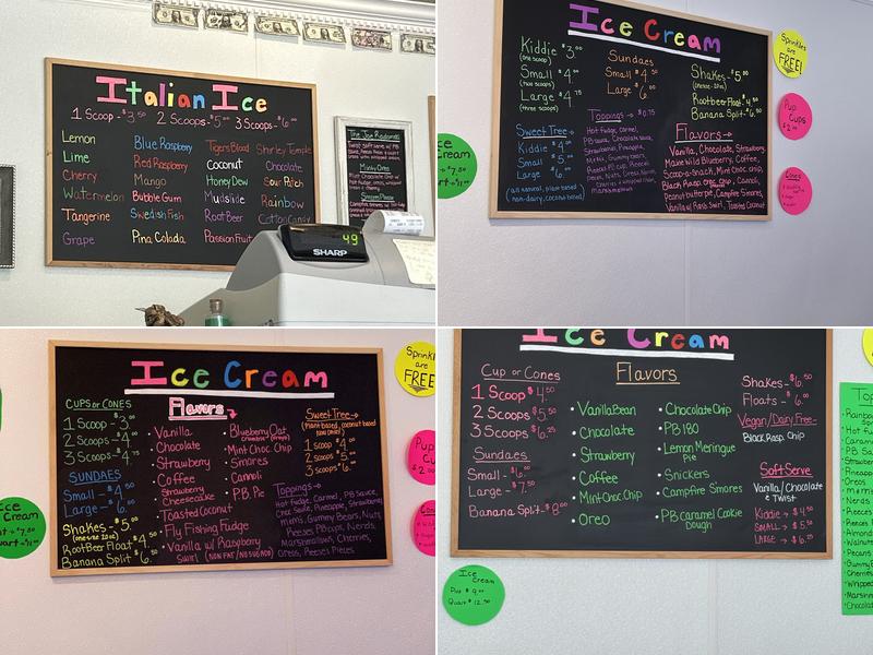 Deep River Ice Menu