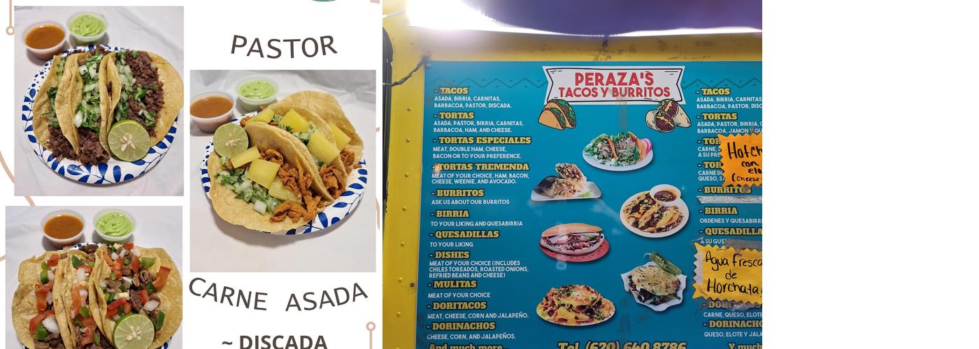 Peraza's Tacos Menu