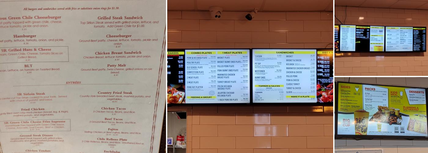 Dickey's Barbecue Pit Menu