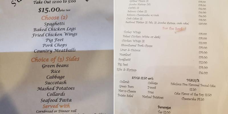 Send A Chef Restaurant & Buffet Menu