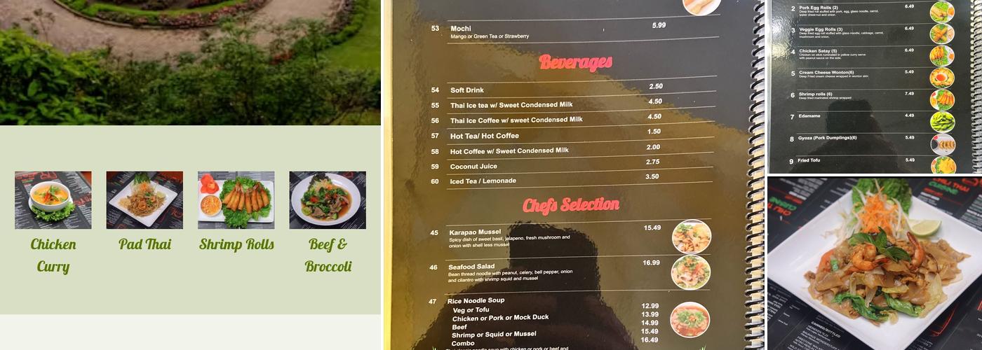 Palm Garden Thai Cuisine Menu