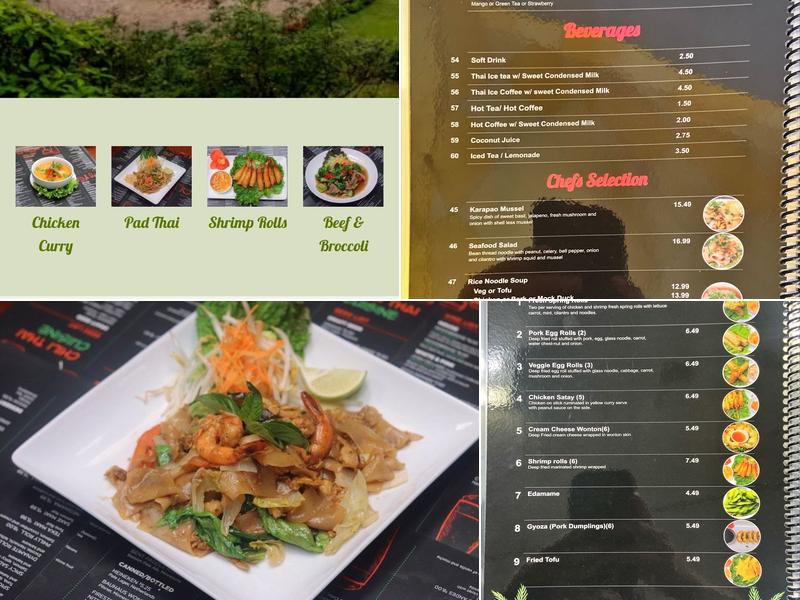 Palm Garden Thai Cuisine Menu