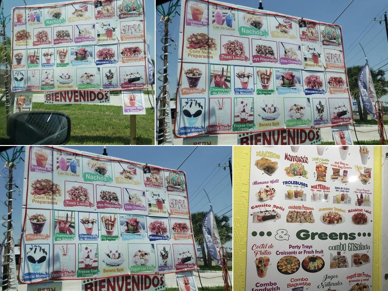 Xnacks Menu
