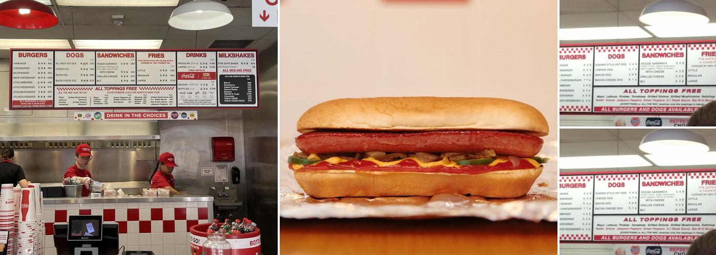 Five Guys Menu