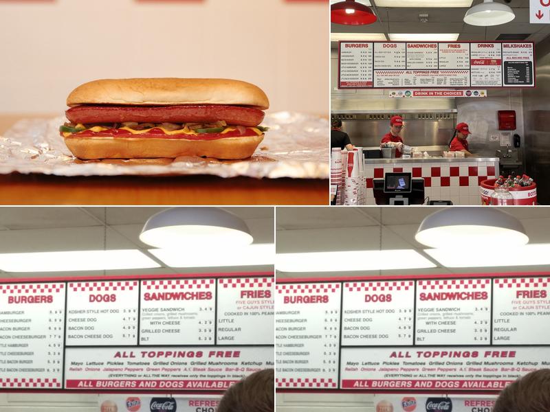 Five Guys Menu