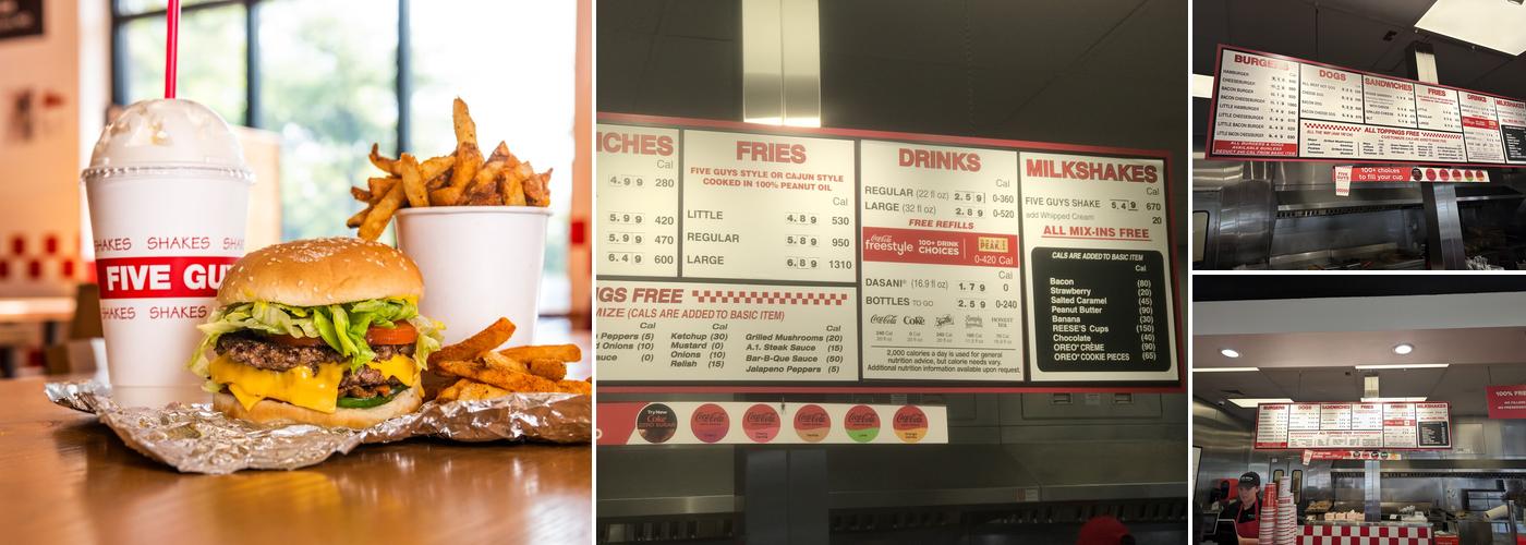 Five Guys Menu