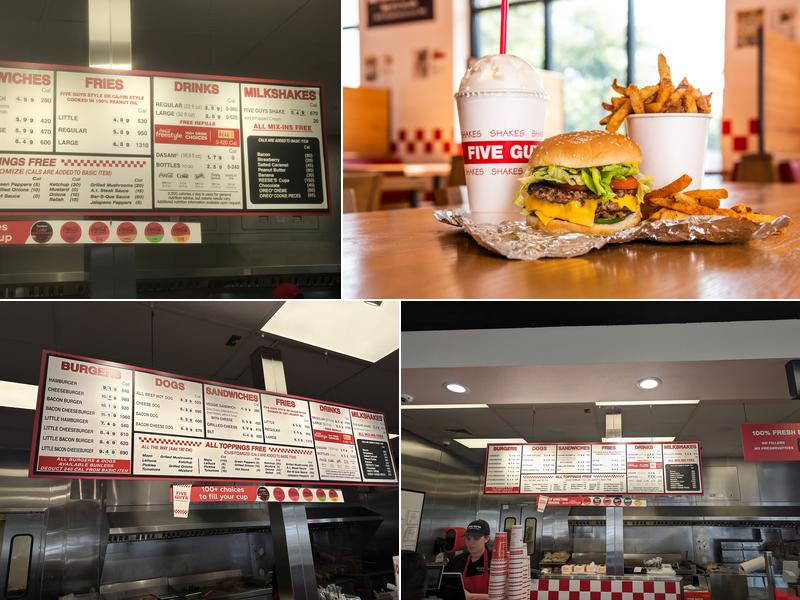 Five Guys Menu