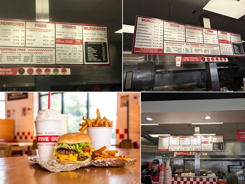 Five Guys Menu