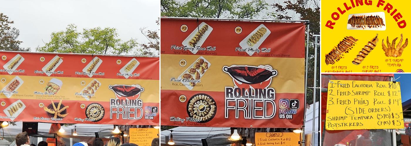 Rolling Fried Menu