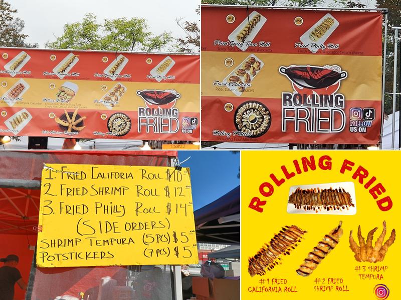 Rolling Fried Menu