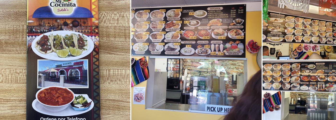 Mi Cocinita Sotelo's Menu