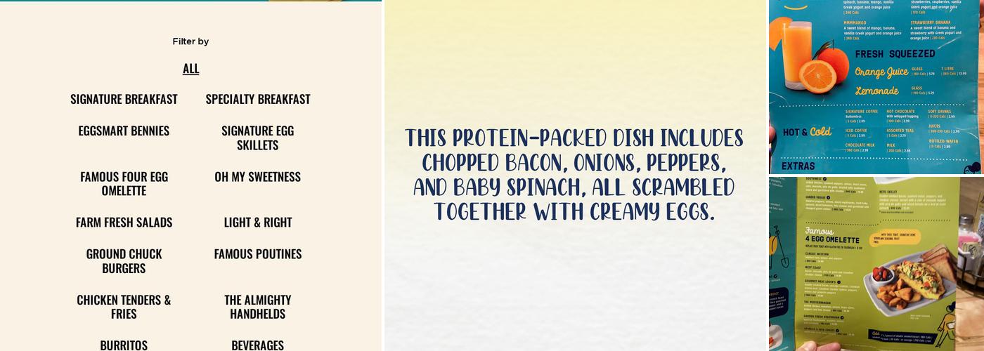 Eggsmart Menu