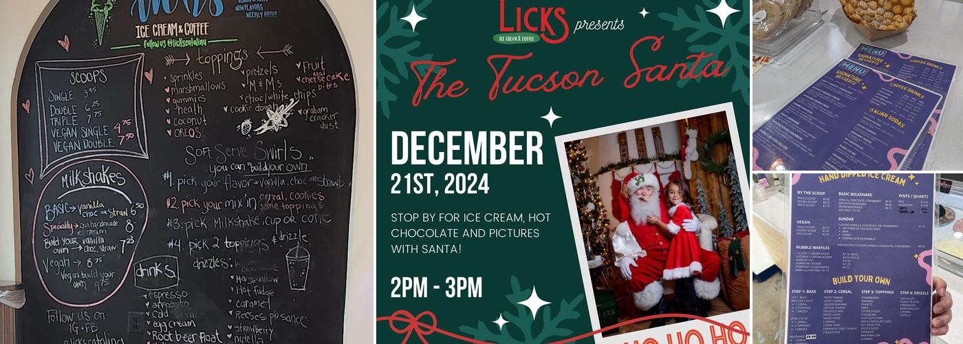 Licks Ice Cream & Coffee Menu