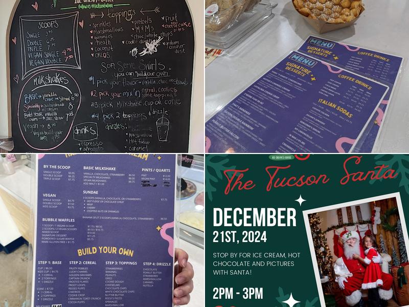 Licks Ice Cream & Coffee Menu