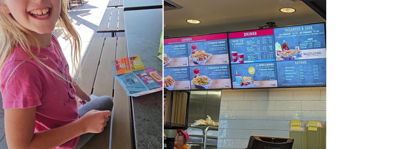 Raising Cane's Chicken Fingers Menu