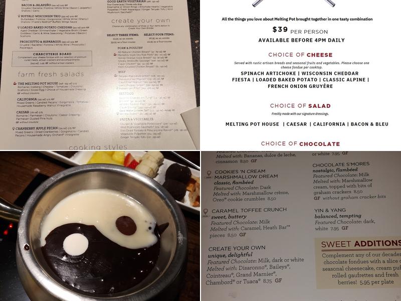 The Melting Pot Menu